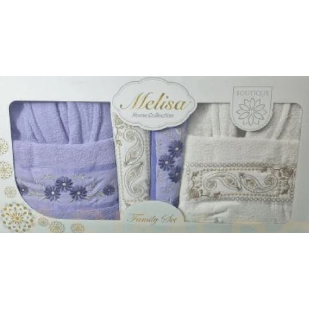 Set 6 piese Halate si Prosoape din Bumbac 100%, unisex, CA-02