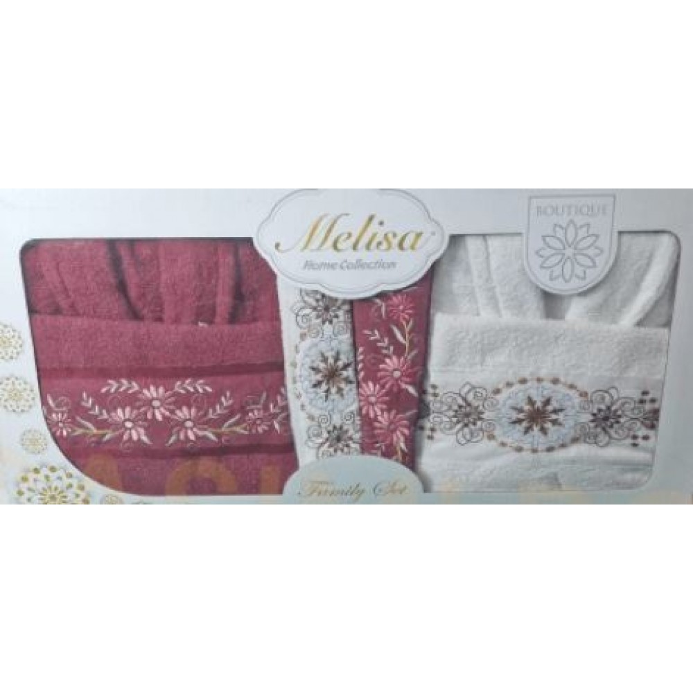 Set 6 piese Halate si Prosoape din Bumbac 100%, unisex, CA-03