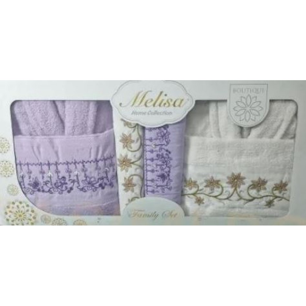 Set 6 piese Halate si Prosoape din Bumbac 100%, unisex, CA-04