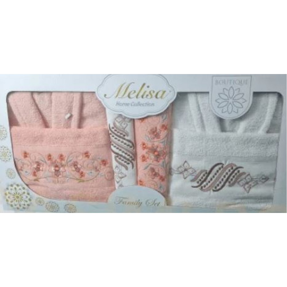 Set 6 piese Halate si Prosoape din Bumbac 100%, unisex, CA-05