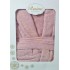 Halat de baie din bumbac 100%, marime universala, ROZ, HLT-1