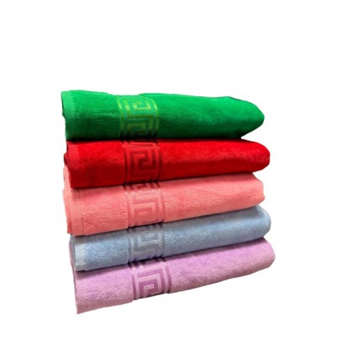 Set 5 prosoape de Baie din catifea de lux si bumbac Absorbante, 70x130 cm, PRS-2