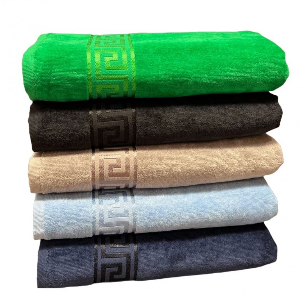 Set 5 prosoape de Baie din catifea de lux si bumbac Absorbante, 70x130 cm, PRS-7