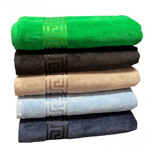 Set 5 prosoape de Baie din catifea de lux si bumbac Absorbante, 70x130 cm, PRS-7