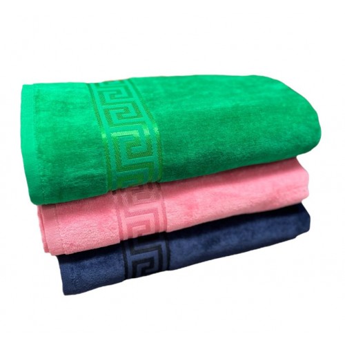 Set 3 prosoape de Baie din catifea de lux si bumbac Absorbante, 70x130 cm, PRS-9
