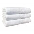 Set 3 prosoape de baie, Bumbac, Bordura Greceasca, 550g/m² cu fir dublu, 70x140cm, Alb, GC-6
