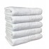 Set 5 prosoape de baie, Bumbac, Bordura Greceasca, 550g/m² cu fir dublu, 70x140cm, Alb, GC-10