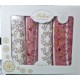 Set 4 prosoape din bumbac 100%, 2 x50x90 cm și 2 x 70x140 cm, SE-1