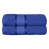 Set 2 prosoape de baie, Bumbac 100%, Uni, 400g/m², 70×130cm, Albastru, PRO-4