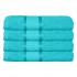 Set 4 prosoape de baie, Bumbac 100%, Uni, 400g/m², 50×90cm, Bleu, PRO-5