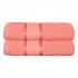 Set 2 prosoape de baie, Bumbac 100%, Uni, 400g/m², 70×130cm, Roz, PRO-6