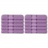 Set 10 prosoape de baie, Bumbac 100%, Uni, 400g/m², 30×50cm, Mov, PRO-19