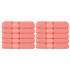 Set 10 prosoape de baie, Bumbac 100%, Uni, 400g/m², 30×50cm, Roz, PRO-22