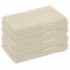 Set 4 Prosoape de Baie si de Fata ,500g/m², model Grecesc, bumbac 100%, 50×90cm,Crem, PRO-51