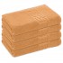 Set 4 Prosoape de Baie si de Fata ,500g/m², model Grecesc, bumbac 100%, 50×90cm,Cappuccino, PRO-58