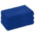 Set 3 Prosoape de Baie si de Fata ,500g/m², model Grecesc, bumbac 100%, 70×130,Albastru Electric, PRO-61