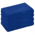 Set 4 Prosoape de Baie si de Fata ,500g/m², model Grecesc, bumbac 100%, 50×90cm,Albastru Electric, PRO-64