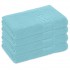 Set 4 Prosoape de Baie si de Fata ,500g/m², model Grecesc, bumbac 100%, 50×90cm,Bleu, PRO-68