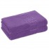 Set 2 Prosoape de Baie si de Fata ,500g/m², model Grecesc, bumbac 100%, 80×160,Mov, PRO-73