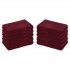 Set 10 Prosoape de Baie si de Fata ,500g/m², model Grecesc, bumbac 100%, 30×50 cm, Grena, PRO-74