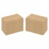 Set 10 Prosoape de Baie si de Fata ,500g/m², model Grecesc, bumbac 100%, 30×50 cm, Maro, PRO-81