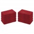 Set 10 Prosoape de Baie si de Fata ,500g/m², model Grecesc, bumbac 100%, 30×50 cm, Rosu, PRO-82