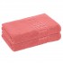 Set 2 Prosoape de Baie si de Fata ,500g/m², model Grecesc, bumbac 100%, 80×160,Roz, PRO-85