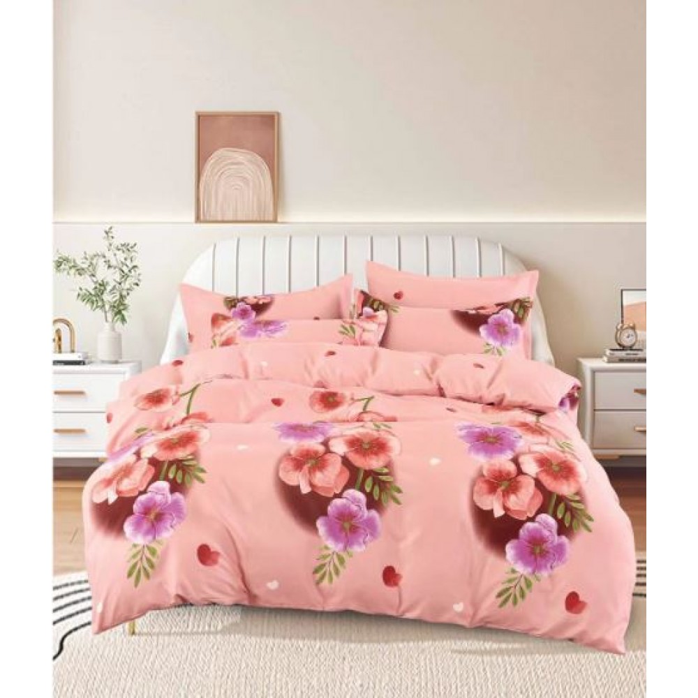 Lenjerie de pat dublu Din Finet, 6 piese, Pentru pat de 2 persoane, 230x245cm, BN-16