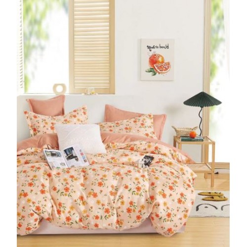 Lenjerie de pat dublu Din Finet, 6 piese, Pentru pat de 2 persoane, 230x245cm, BN-17
