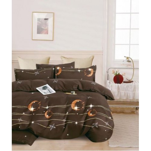 Lenjerie de pat dublu Din Finet, 6 piese, Pentru pat de 2 persoane, 230x245cm, BN-28