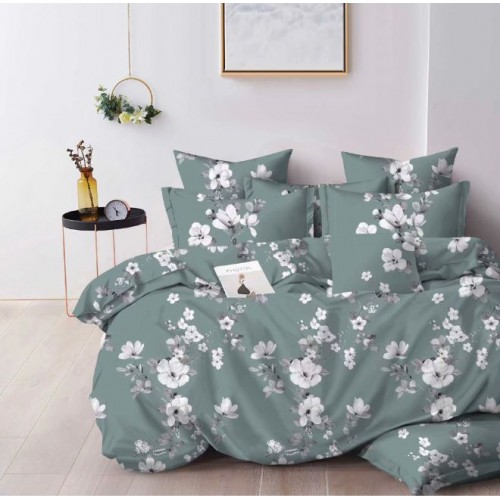 Lenjerie de pat dublu Din Finet, 6 piese, Pentru pat de 2 persoane, 230x245cm, BN-35