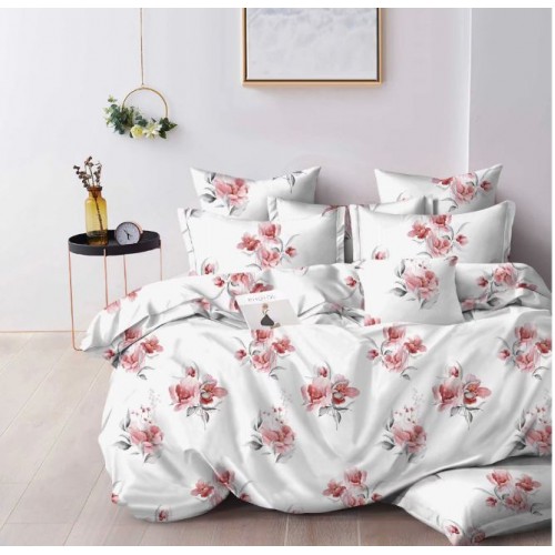 Lenjerie de pat dublu Din Finet, 6 piese, Pentru pat de 2 persoane, 230x245cm, BN-36
