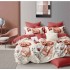Lenjerie de pat dublu Din Finet, 6 piese, Pentru pat de 2 persoane, 230x245cm, BN-37