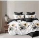 Lenjerie de pat dublu Din Finet, 6 piese, Pentru pat de 2 persoane, 230x245cm, BN-38