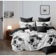 Lenjerie de pat dublu Din Finet, 6 piese, Pentru pat de 2 persoane, 230x245cm, BN-41