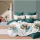 Lenjerie de pat dublu Din Finet, 6 piese, Pentru pat de 2 persoane, 230x245cm, BN-57