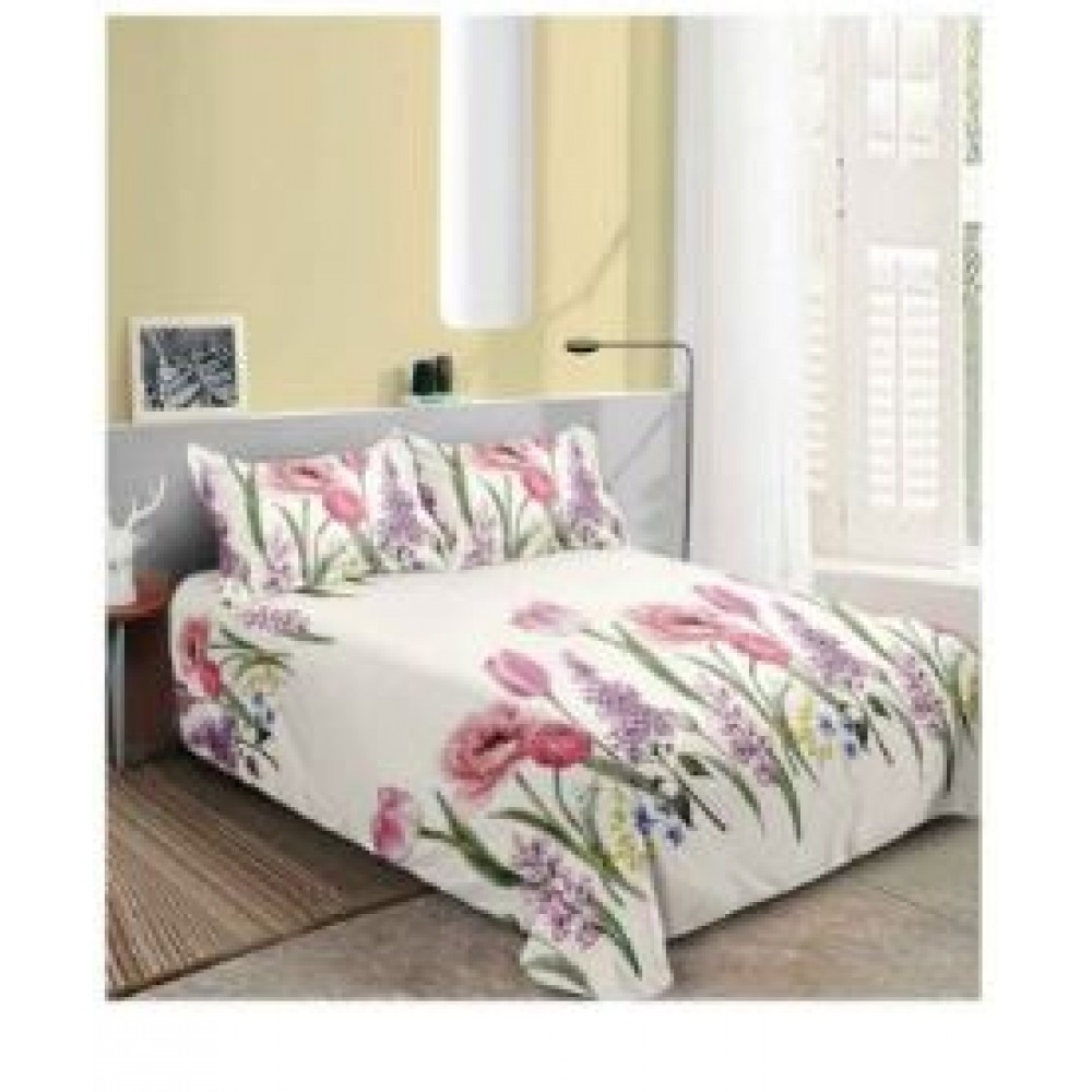 Lenjerie de pat dublu Din Finet, 6 piese, Pentru pat de 2 persoane, 230x245cm, BN-101