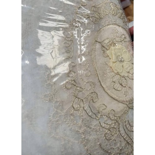 Perdea accesorizata 3D Gata cusute Pentru șină sau bara ,4m-lungime, 2,50- inaltime, PRD-2