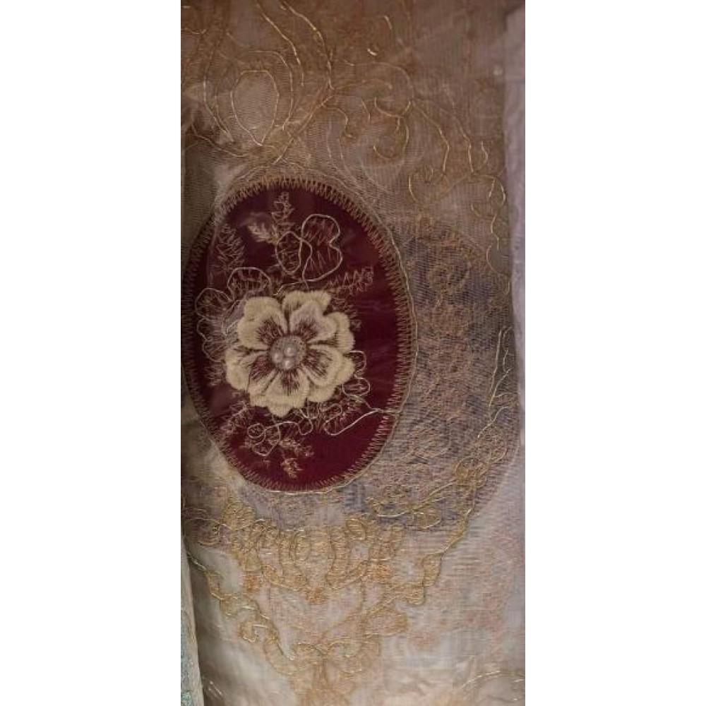 Perdea accesorizata 3D Gata cusute Pentru șină sau bara ,4m-lungime, 2,50- inaltime, PRD-5