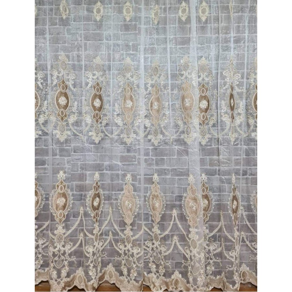 Perdea accesorizata 3D Gata cusute Pentru șină sau bara ,4m-lungime, 2,50- inaltime, PRD-6