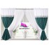 Set unic de perdele Plus draperii decorative pentru sufragerie dormitor, 4 Metri Pe 160cm, PRD-7
