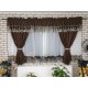 Set unic de perdele Plus draperii decorative pentru sufragerie dormitor, 4 Metri Pe 160cm, PRD-9