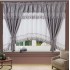 Set unic de perdele Plus draperii decorative pentru sufragerie dormitor, 4 Metri Pe 160cm, PRD-12