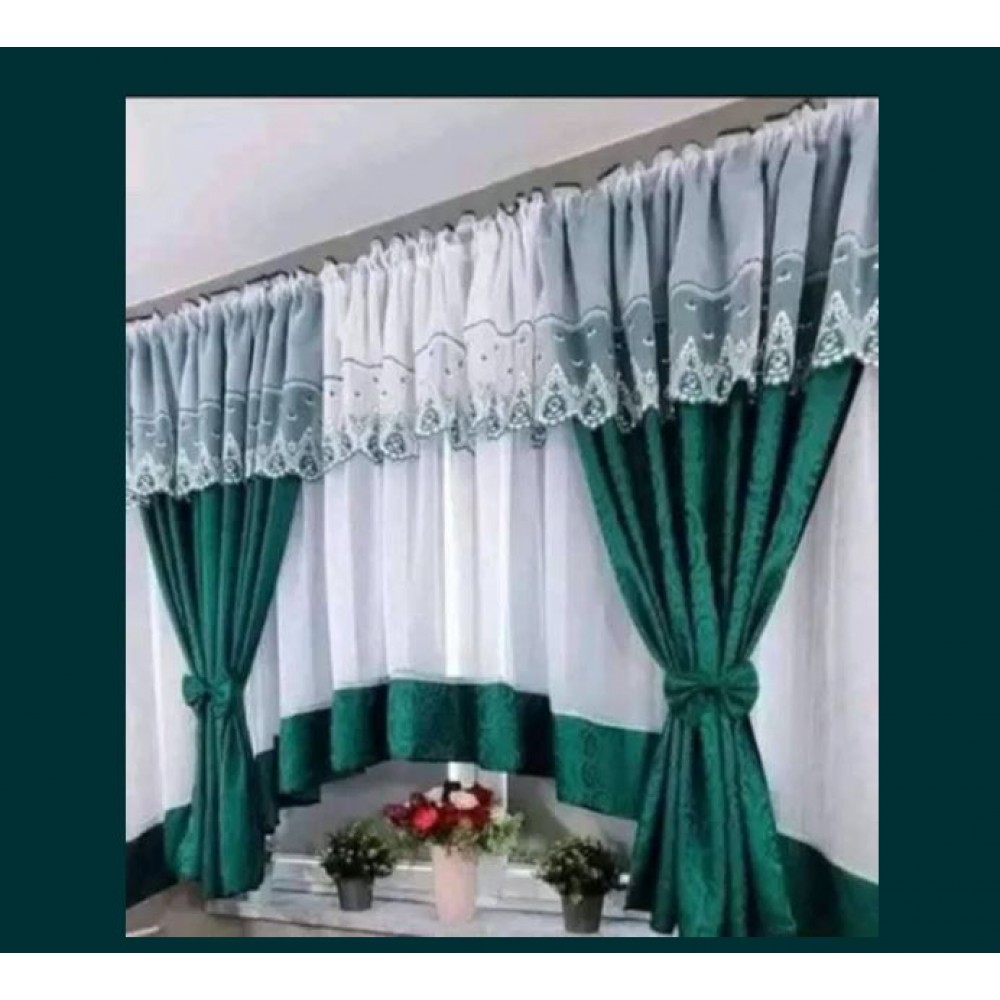 Set unic de perdele Plus draperii decorative pentru sufragerie dormitor, 4 Metri Pe 160cm, PRD-15