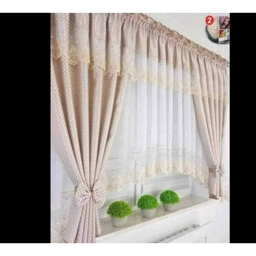 Set unic de perdele Plus draperii decorative pentru sufragerie dormitor, 4 Metri Pe 160cm, PRD-16