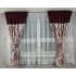 Set unic de perdele Plus draperii decorative pentru sufragerie dormitor, 4 Metri Pe 160cm, PRD-26