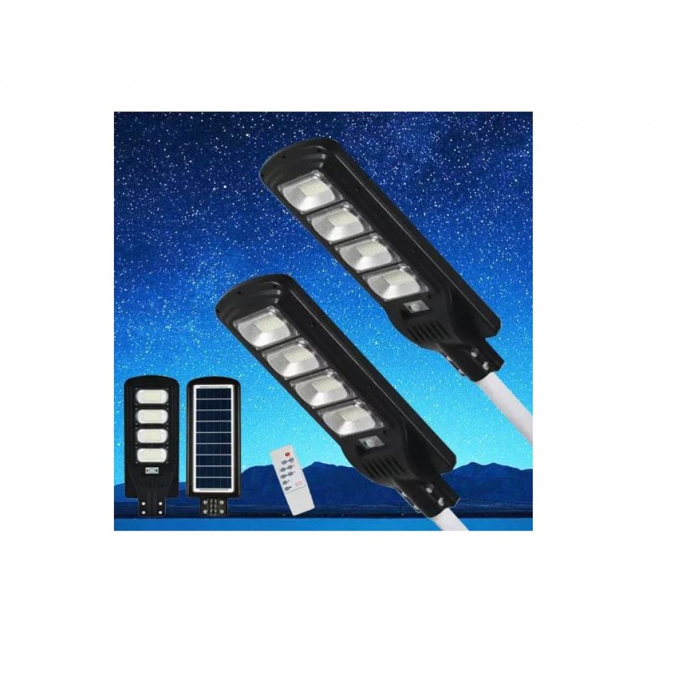 Lampa LED solara 400W telecomanda suport de prindere Cu Telecomanda