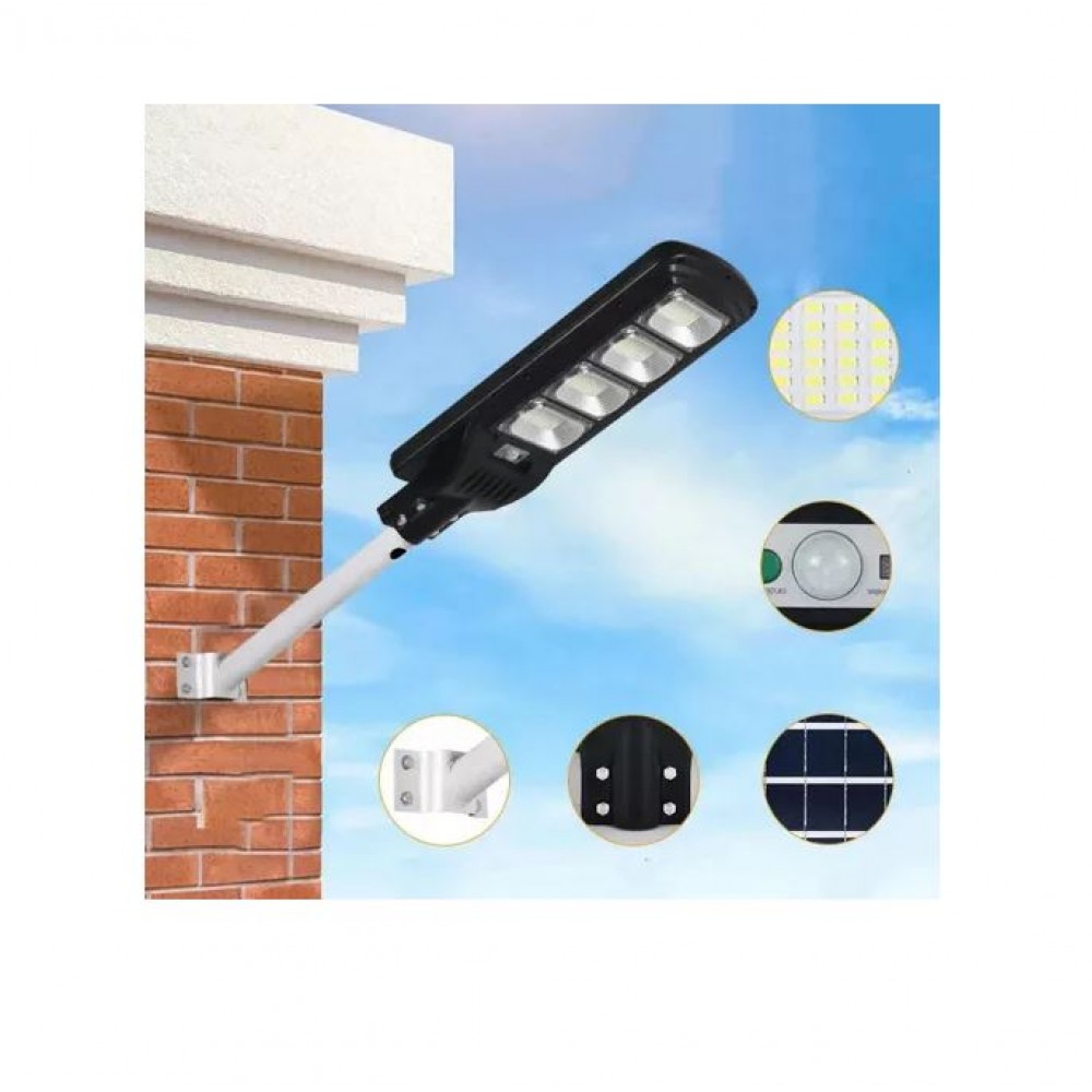 Lampa LED solara 400W telecomanda suport de prindere Cu Telecomanda
