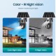 Camera supraveghere 3MP, WIFI 4G rotativa cu panou solar 7.5W, PTZ, 1080P, senzor miscare, night vision, aplicatie V380 Pro
