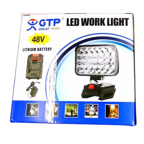 Lampa de lucru, GTP, LED Cu Baterie Reîncărcabilă De 48 Volți